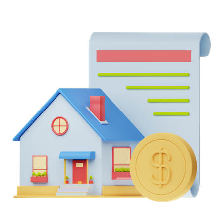 Mortgage  3D Icon