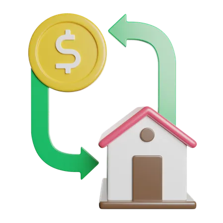 Mortgage  3D Icon