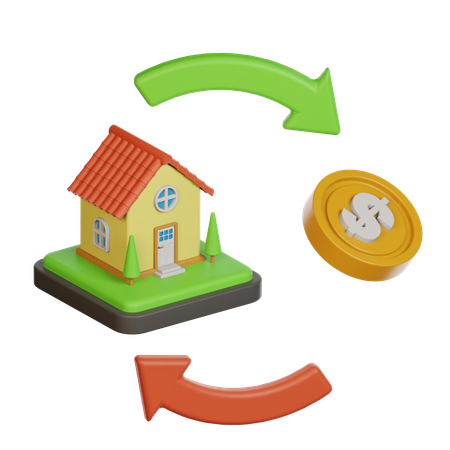 Mortgage  3D Icon