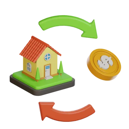 Mortgage  3D Icon