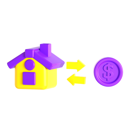 Mortgage Agreement  3D Icon