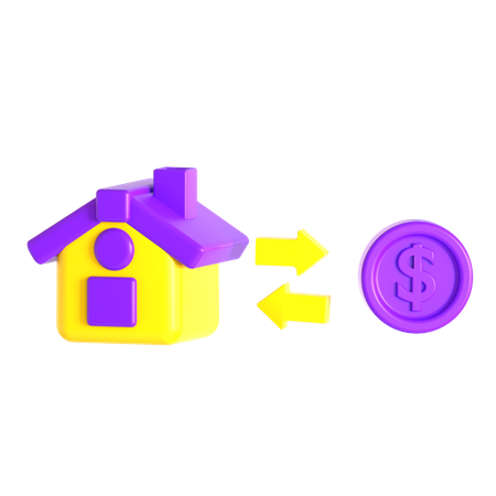Mortgage Agreement  3D Icon