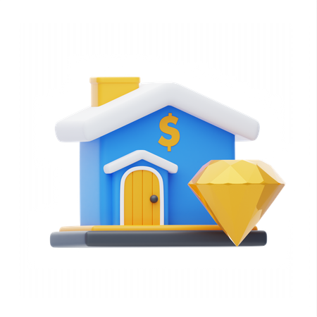 Mortgage loan  3D Icon
