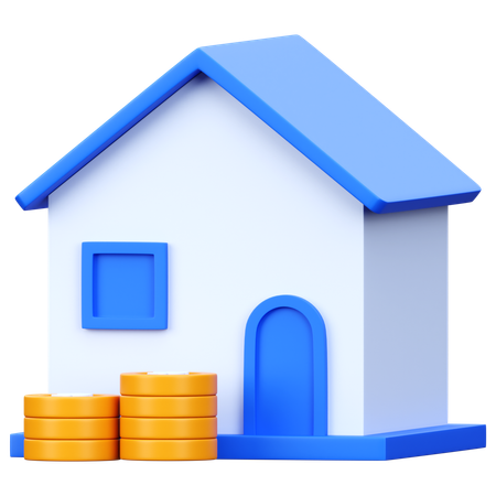 Mortgage Loan  3D Icon