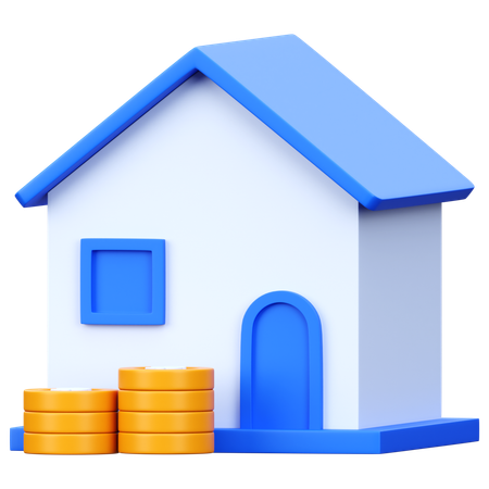 Mortgage Loan  3D Icon