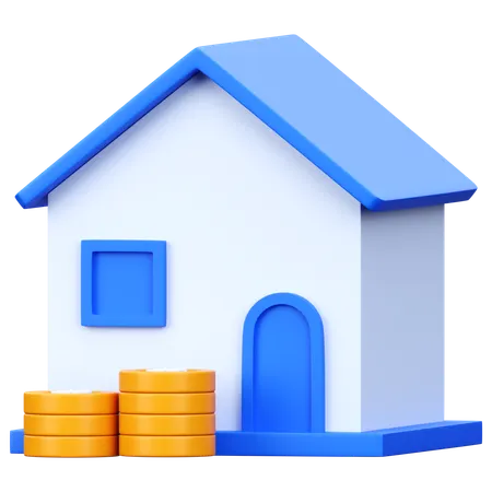 Mortgage Loan  3D Icon