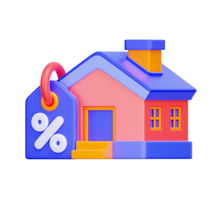 Mortgage Loan  3D Icon