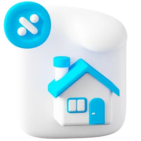 Mortgage Paper  3D Icon