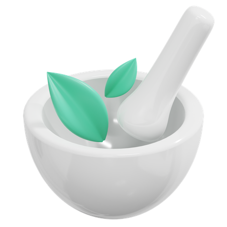 Mortier et pilon  3D Icon
