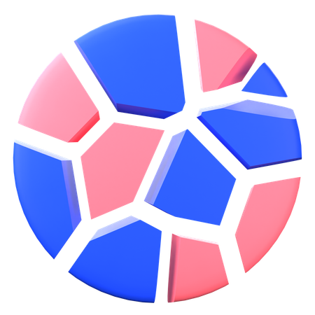 Mosaico  3D Icon