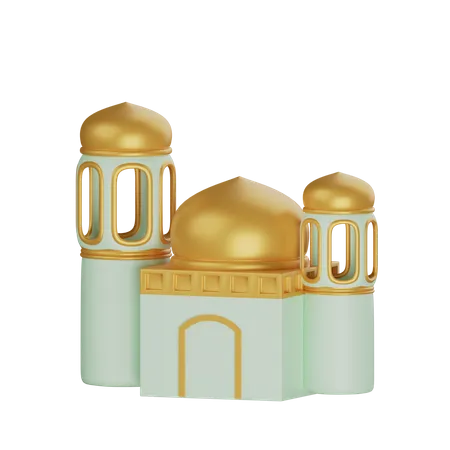 Moschee  3D Illustration