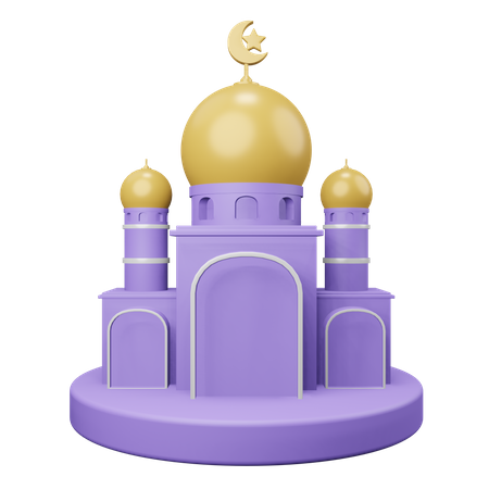 Moschee  3D Illustration