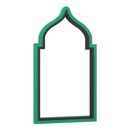 Moschee Fenster  3D Icon