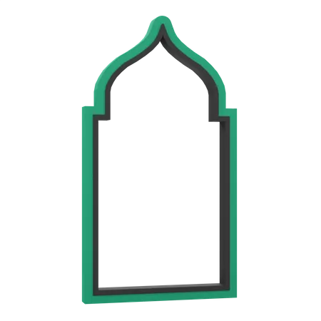 Moschee Fenster  3D Icon