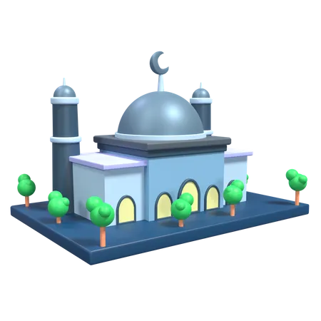 Moscheengebäude  3D Icon