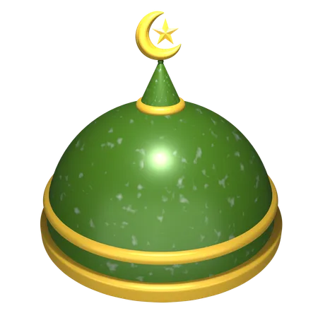 Moschee Kuppel  3D Icon