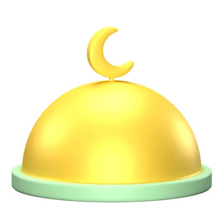 Moschee Kuppel  3D Icon