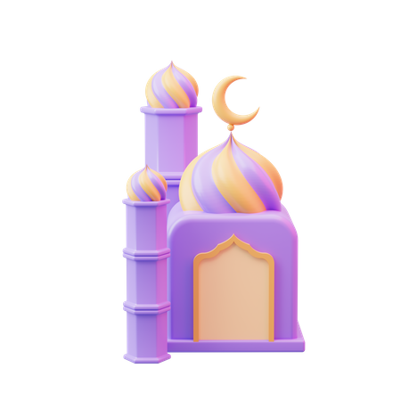 Moschee Kuppel  3D Icon