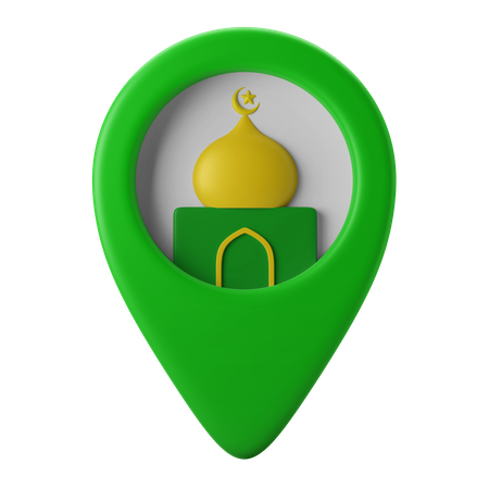 Standort der Moschee  3D Icon