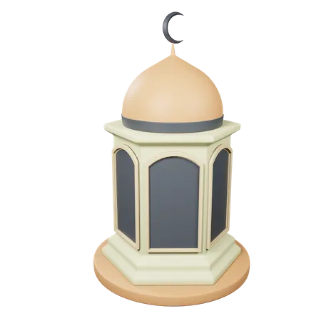 Moschee-Turm  3D Icon