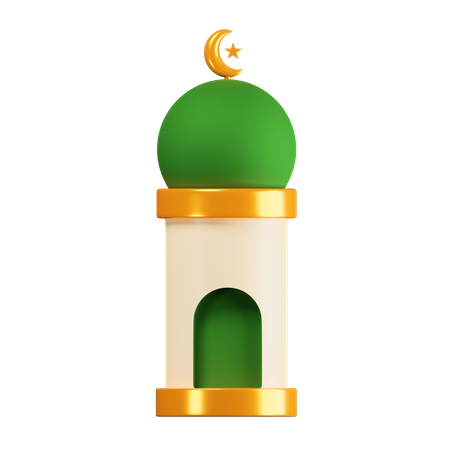 Moschee-Turm  3D Icon