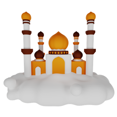 Moscheengebäude  3D Icon
