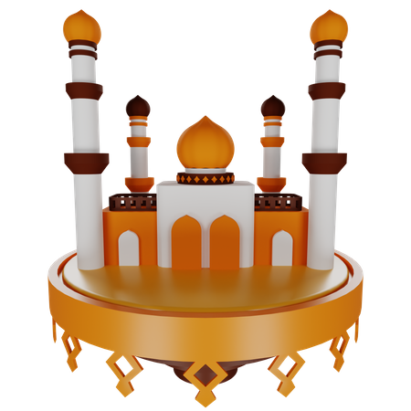 Moscheengebäude  3D Icon