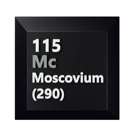 モスコビウム  3D Icon