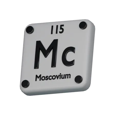 Moscovium  3D Icon