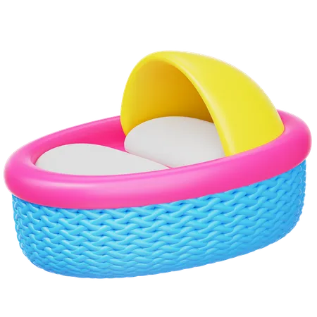 Moses Basket  3D Icon