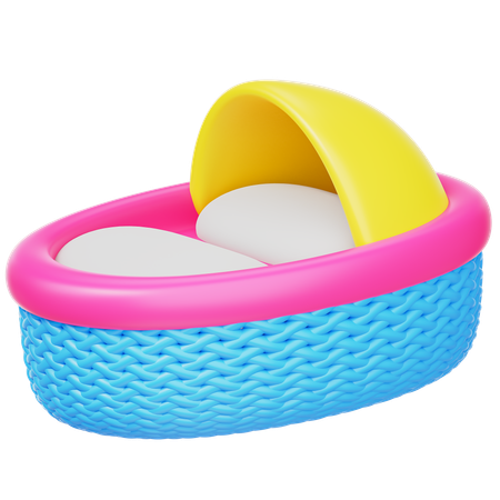 Moses Basket  3D Icon