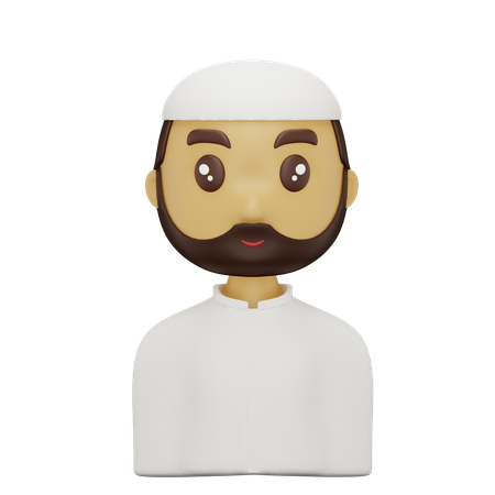 Moslem Boy  3D Icon