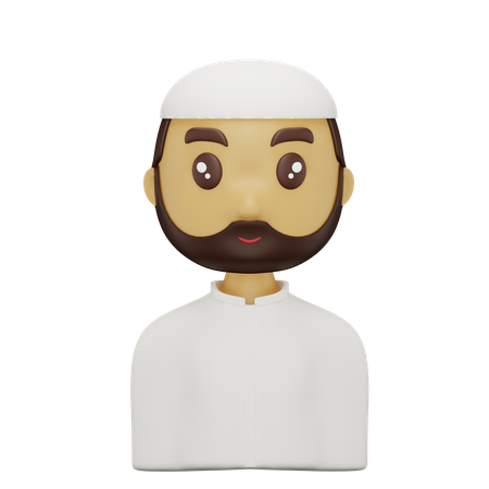 Moslem Boy  3D Icon