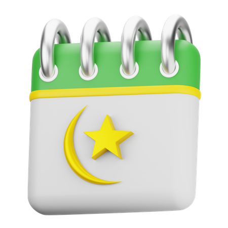 Moslem Calendar  3D Icon