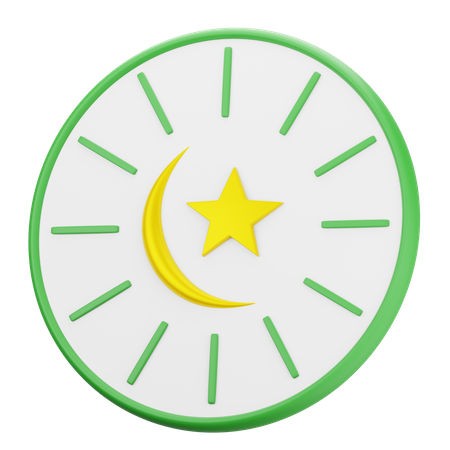 Moslem Clock  3D Icon