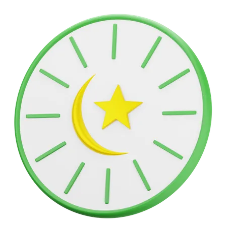 Moslem Clock  3D Icon