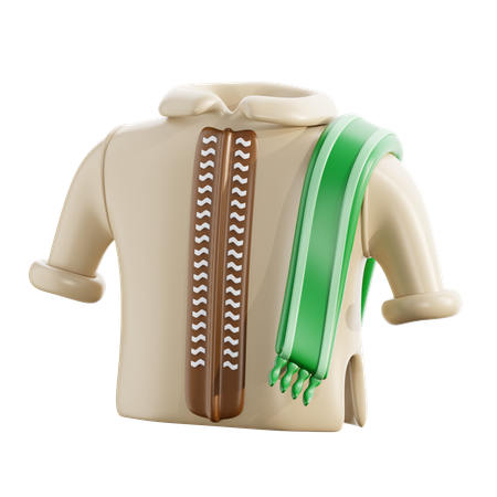 Moslem Clothes  3D Icon