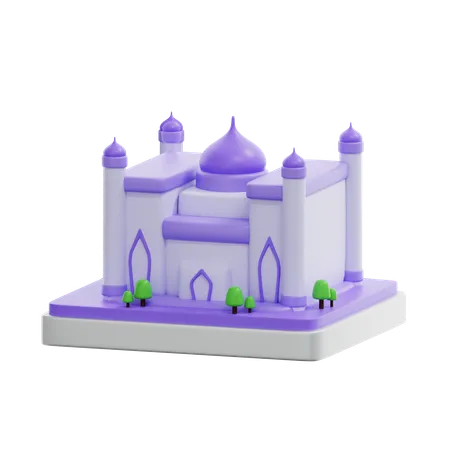 3 D Mosque Building 3D Icon