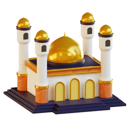 3 D Mosque Illustration 3D Icon