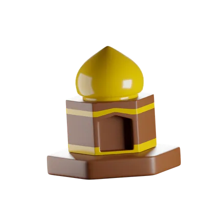Mosque 3 D Render Isolated Images 3D Icon