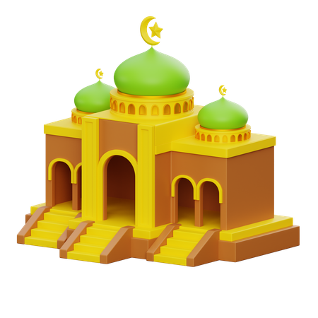 사원  3D Icon