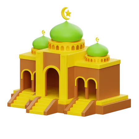 사원  3D Icon