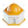 3d mosque emoji