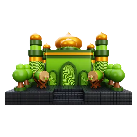 Mosque  3D Icon