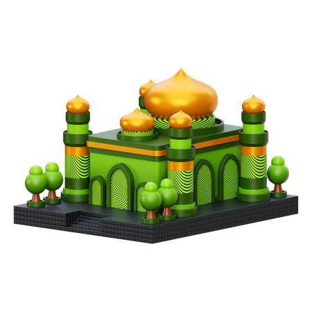 Mosque  3D Icon