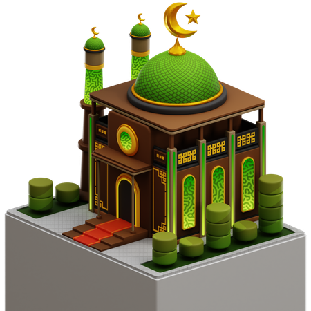 Mosque  3D Icon