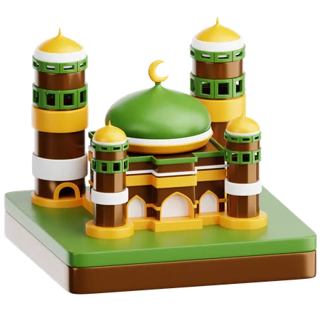 Mosque  3D Icon