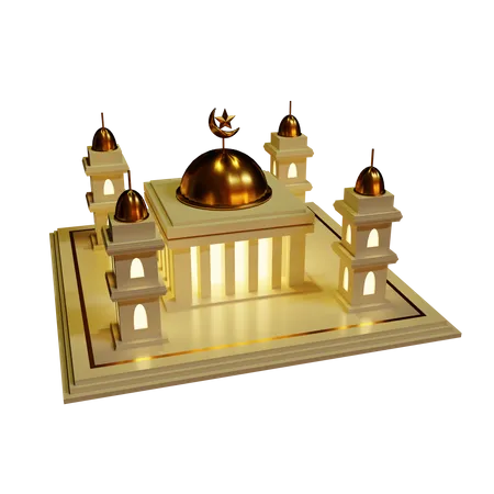 Mosque  3D Illustration