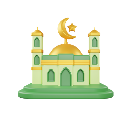 Mosque  3D Illustration