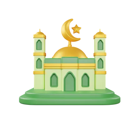 Mosque  3D Illustration